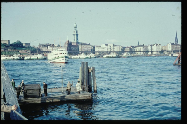 Dampferfahrt Landungsbrücken nach Blankenese 1959