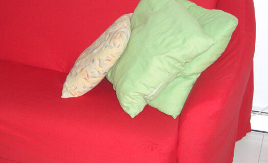 rotes Sofa