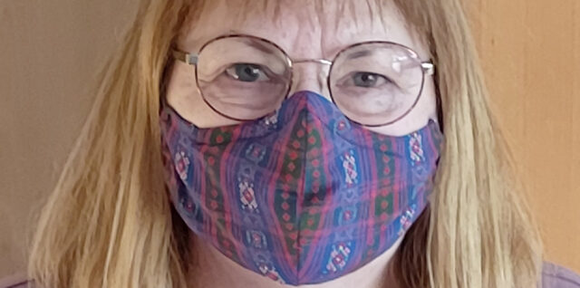 Selfie mit Maske