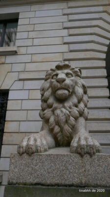 Löwe amLöwe vor dem Eingang vom Alten Wall